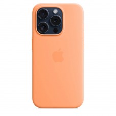 Чехол iPhone 15 Pro Silicone Case "MagSafe"Оранжевый 
