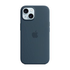 Чехол iPhone 15 Silicone Case "MagSafe" синий