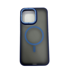 Чехол iPhone 15 Pro iLex MagSafe Синий