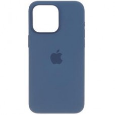 Чехол iPhone 15 Pro Max Silicone Case "MagSafe" Синий