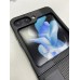 Накладка Samsung F731B Galaxy Z Flip 5 пластиковая под кожу Черный