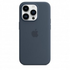 Чехол iPhone 15 Pro Silicone Case "MagSafe" Темно Синий