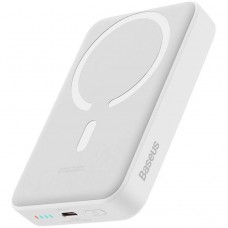 Внешний АКБ Baseus (Type-C/беспроводная) 30W QC3.0 + кабель (10000mAh) белый (PPCX110202) 