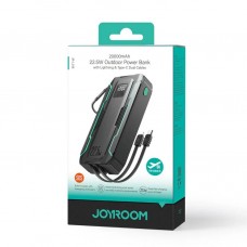 Внешний АКБ JoyRoom (USB/Type-C выход /+кабель Lightining/Type-C) 22.5W (20000mAh)(JR-L018) Black