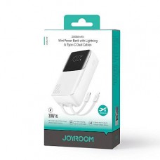 Внешний АКБ JoyRoom (USB/Type-C выход /+кабель Lightining/Type-C) 30W (20000mAh)(JR-PBC07) White