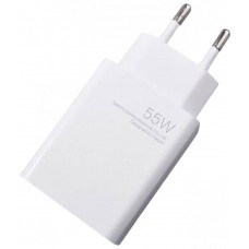 СЗУ с USB выходом 55W +кабель Type-C (Xiaomi)(коробка)