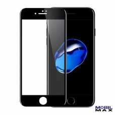 Защитное стекло iPhone 7 Plus/8 Plus (6D) Черная рамка (Anti-Static-Glass) (техпакет)