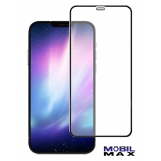 Защитное стекло iPhone 12 Pro Max (6D) черная рамка (OG) (техпакет) (ударопрочное) 