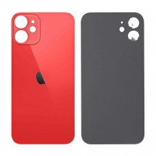 Заднее стекло корпуса на iPhone 12 mini (цвет - Red)