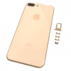 Задняя крышка корпуса на iPhone 8 Plus (цвет - Gold)