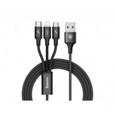 USB кабель 3в1 Micro-USB/Lightining/Type-C (BASEUS)