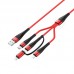 Кабель-USB 4в1 micro-USB/2 Lightining/Type-C Borofone BX32