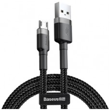 Кабель-USB micro-USB Baseus CAMKLF-BG1 (2,4А в оплётке, 1м)