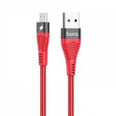 Кабель-USB micro-USB Hoco U53 (4А, 1,2м, красный)