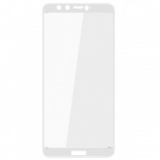 Защитное стекло Huawei Honor 9 Lite (5D) белая рамка (техпакет)(ударопрочное)