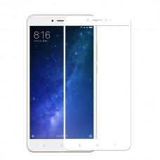 Защитное стекло Xiaomi Mi Max 2 белый (техпакет)(ударопрочное)