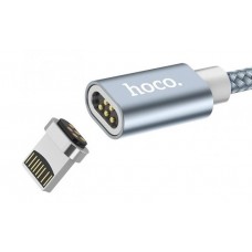 USB Lightining Cable iPhone5/6/7/iPad Mini в оплетке магнитный (1.0м)(Hoco) U40А 