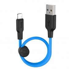 USB Lightining Cable iPhone силиконовый цветной 0.25м X21Plus 