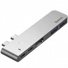 USB-HUB Baseus 5in1: Thunderbolt C, USB, HDMI, Type-C CAHUB-B0G