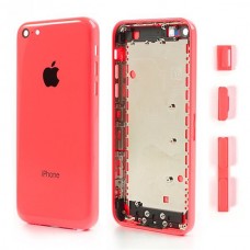 Корпус на iPhone 5C Red (с заглушками, держателем SIM-карты)