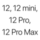 iPhone 12, 12 mini, 12 Pro, 12 Pro Max