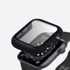 Бампер защитный для Apple Watch 42mm Black с защитным стеклом