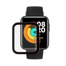 Защитное стекло для Xiaomi Mi Watch с чёрной рамкой