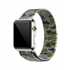 Ремешок для Apple Watch 38/40mm миланский сетчатый камуфляж