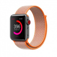 Ремешок для Apple Watch 42/44mm нейлоновый оранжевый