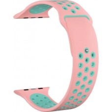 Ремешок для Apple Watch 42/44mm Sport Band Nike+ розовый/бирюзовый