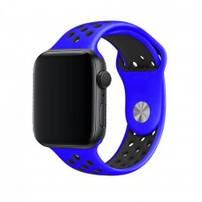 Ремешок для Apple Watch 42/44mm Sport Band синий/черный