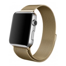 Ремешок для Apple Watch 42/44mm Миланский сетчатый Gold