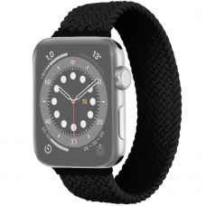 Ремешок для Apple Watch 42/44mm (размер L) плетеный чёрный
