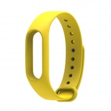 Ремешок к фитнес-браслету Xiaomi Mi Band 3 силиконовый желтый