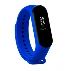 Ремешок к фитнес-браслету Xiaomi Mi Band 3 силиконовый синий