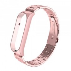 Ремешок к фитнес-браслету Xiaomi Mi Band 4 розовое золото блочный