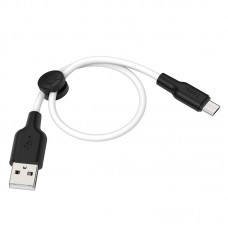 Кабель-USB micro-USB Hoco X21 Plus (0,25м)