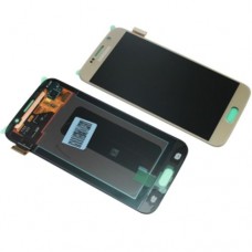 Дисплей Samsung G920F Galaxy S6 с тачскрином (золото)