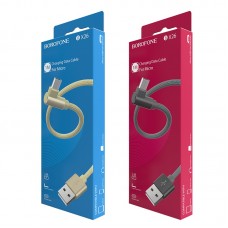 USB кабель 3в1 Micro-USB/Lightining/Type-C (BOROFONE) 2A,1m BU26