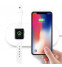 Беспров. зарядка для смартфона и Apple Watch (Qi)(белая)