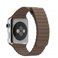 Кожанный ремешок для Apple Watch 42 мм Baseus магнит застежка
